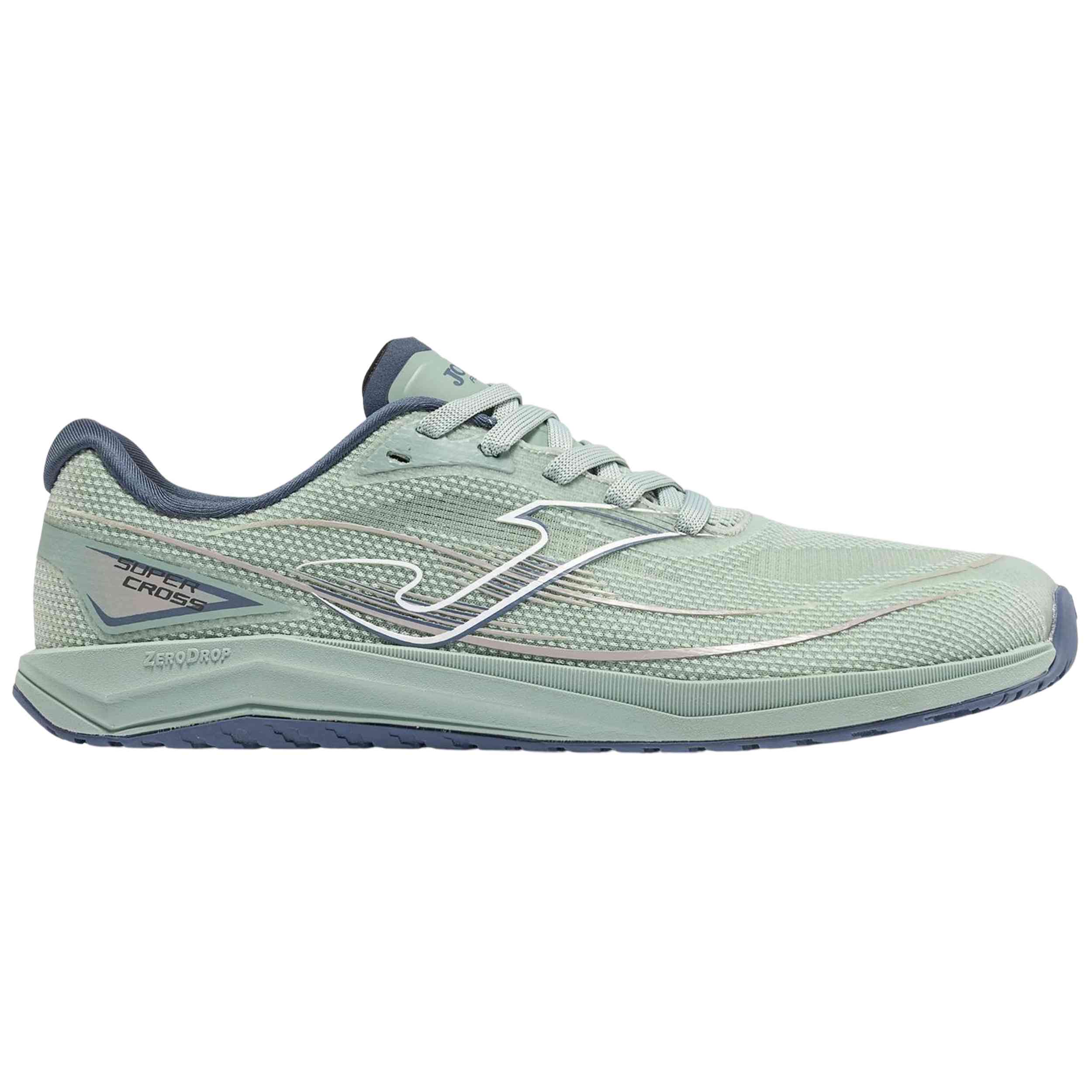 Zapatillas De Running Joma modelo Supercross Barefoot para hombre y mujer en color Verde