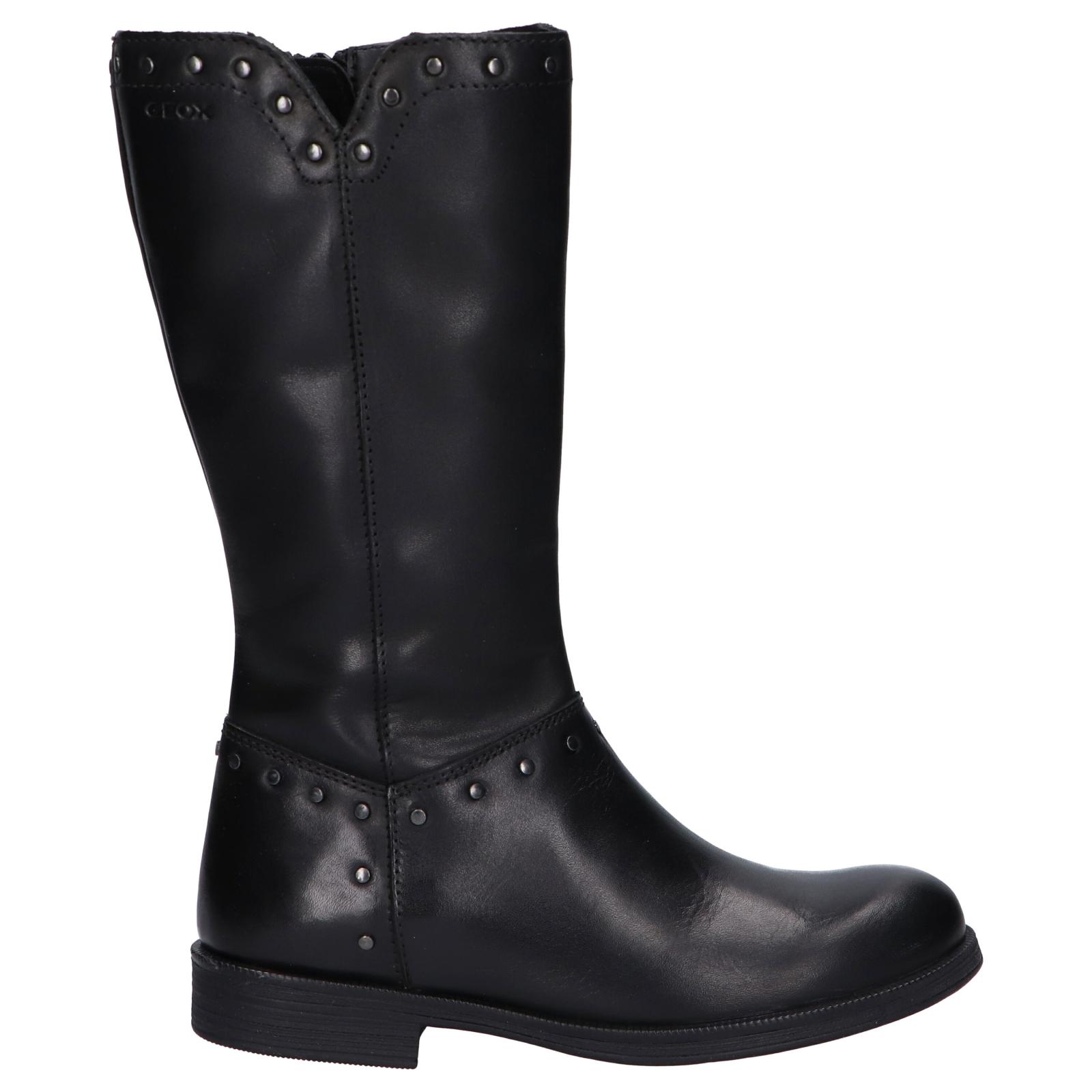 Women's and girls boots geox j1649c 00043 jr agata c9999 black
