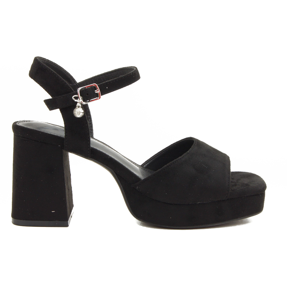 Xti mod. 141471 sandalia para mujer en sintetico, hebilla