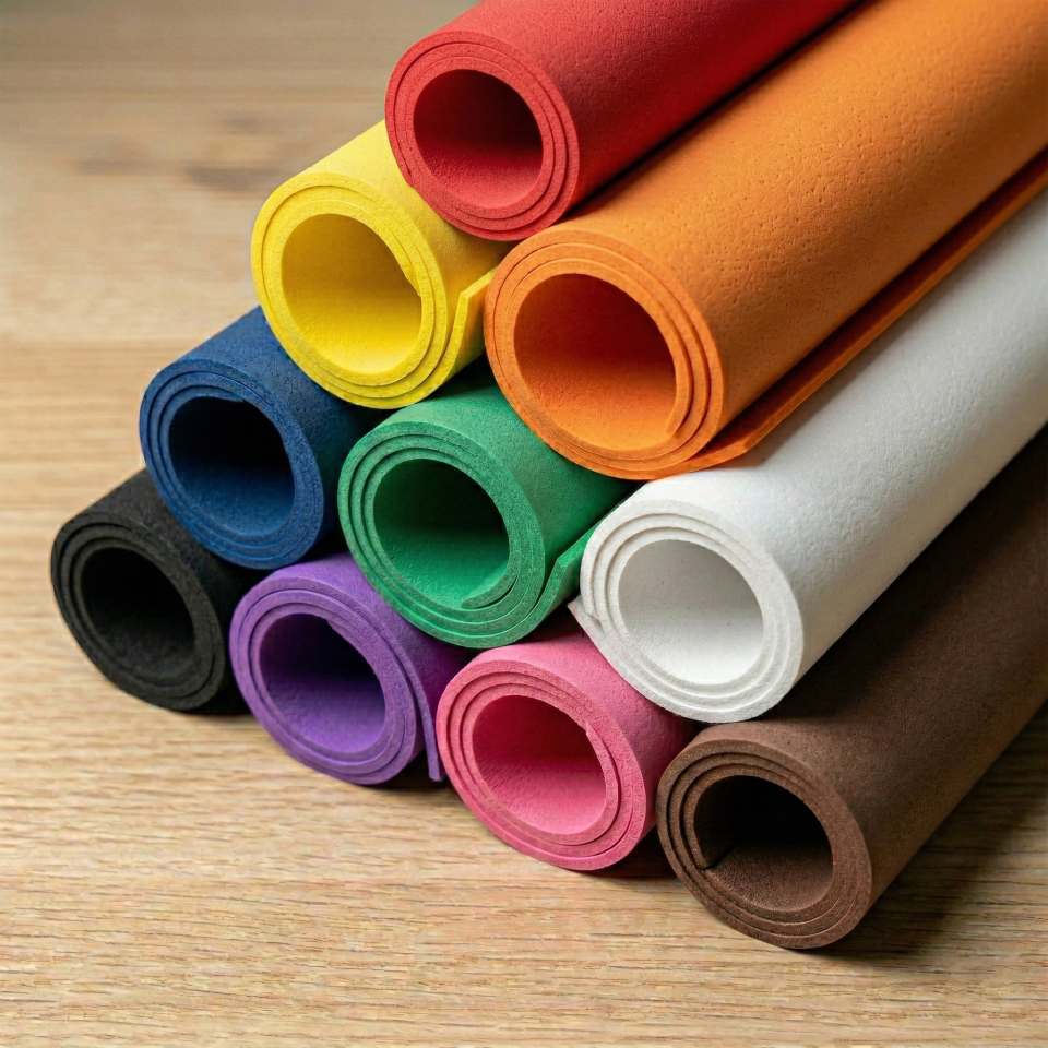E-LONG Pack de 10 Laminas de goma Eva, ideal para manualidades
