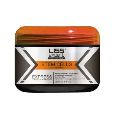 LISS EXPERT PROFESIONAL Células Madre Alisado 250 ml – Tratamiento Alisador y Reparador Profesional