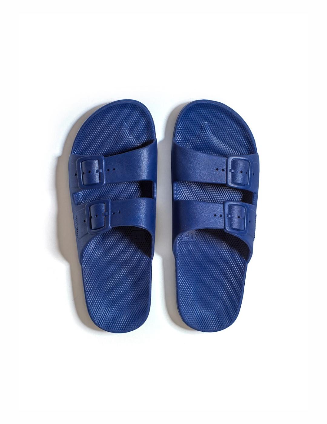 Sandalias Freedom Moses Azul Marino con Correa Ajustable - Diseño en Azul Marino