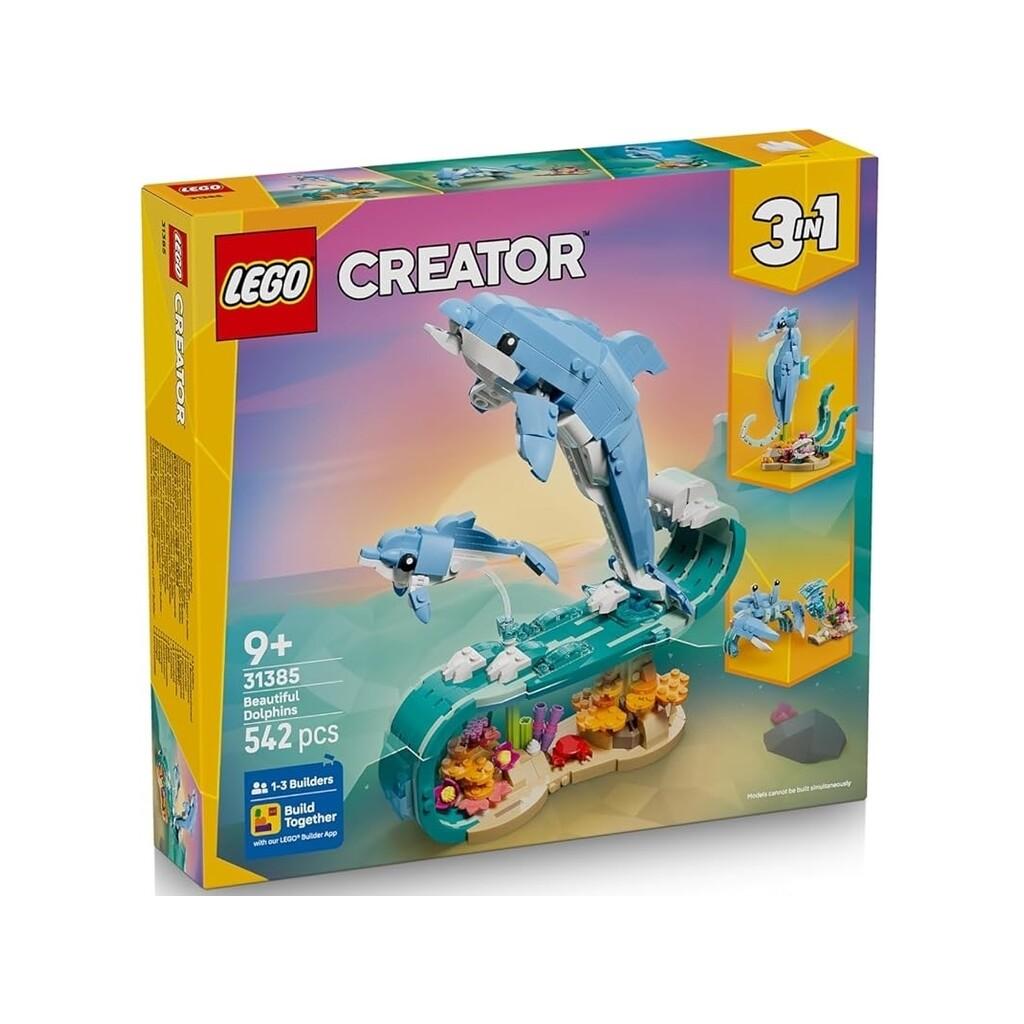 Lego Creator 3 en 1 Animales Marinos: Hermosos Delfines Lego creator LEGO