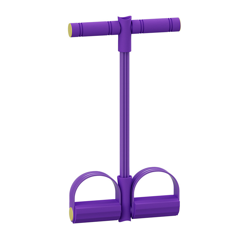 Kit de Bandas de Resistencia con 4/6 Tubos y Estribos para Piernas - Para Abdominales, Glúteos, Ejercicio en Casa