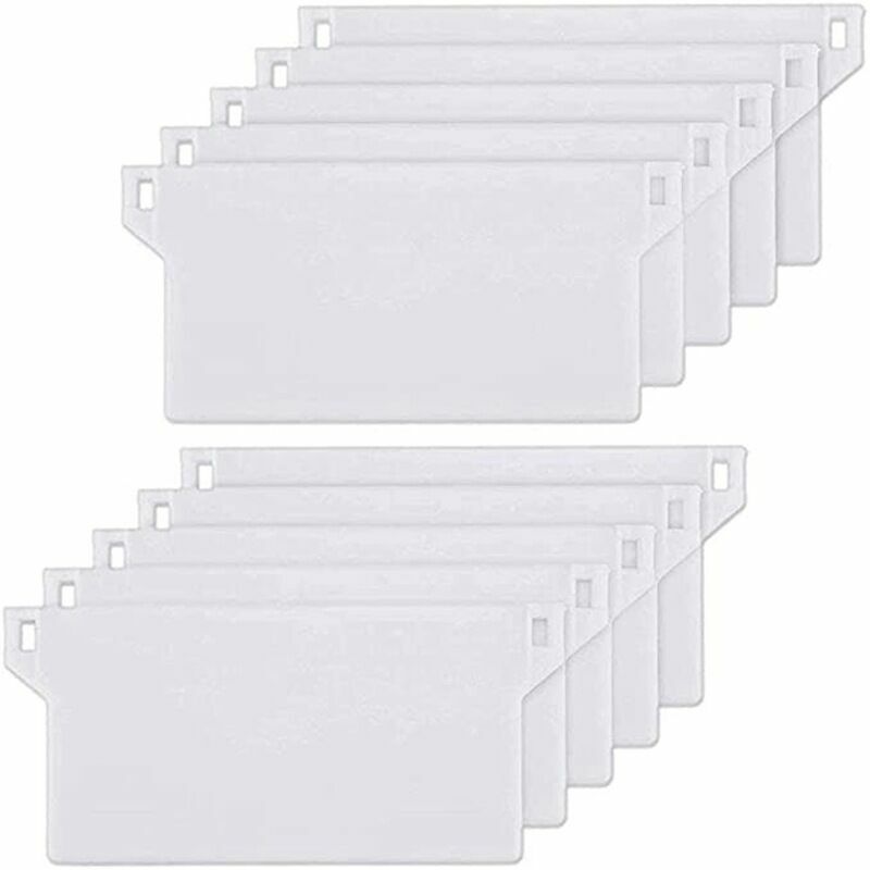 TK California Persianas verticales Placa de peso pieza de repuesto de listón de Persiana Vertical Blanco 127mm