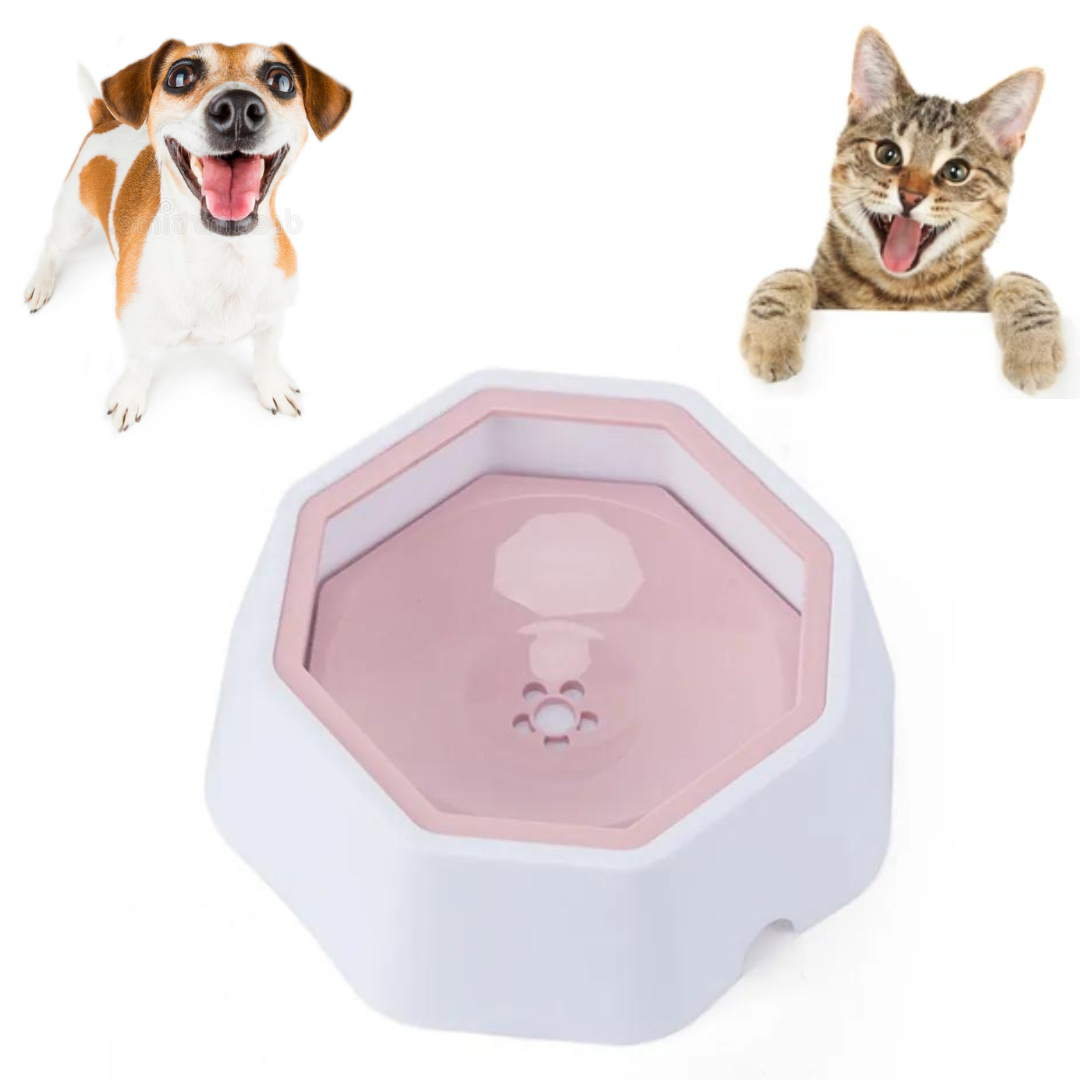 TK Bebido para Perro Automático Antigoteo Cuenco Antipicapas para Gato, Tazón de Agua Flotante Portátil in Prueba de Polvo para Gatos y Perros, Sin Derrames. 1 litro