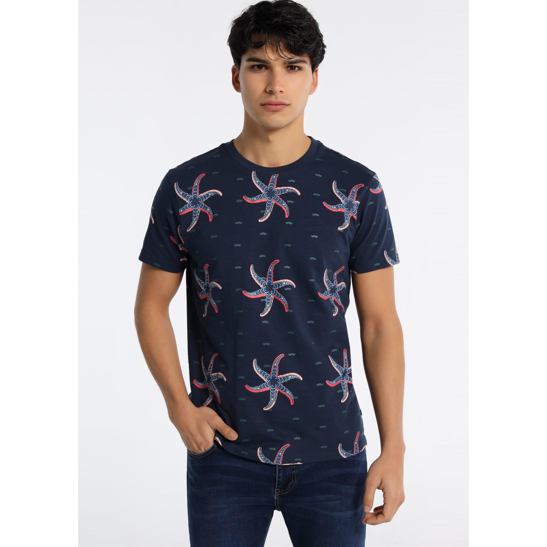 SIX VALVES - Camiseta manga corta con estampado estrella de mar