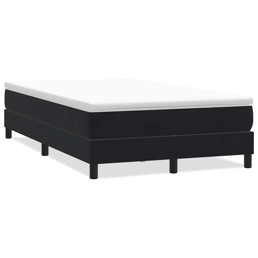 vidaXL Cama box spring sin colchón terciopelo  120x210 cm Multicolor