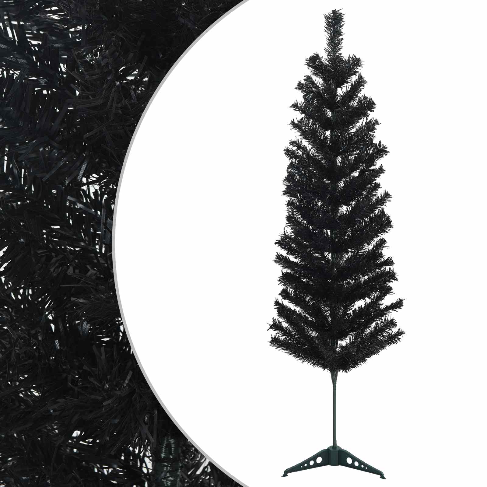 vidaXL Árbol Navideño Artificial Delgado 120 cm PVC y Acero Multicolor