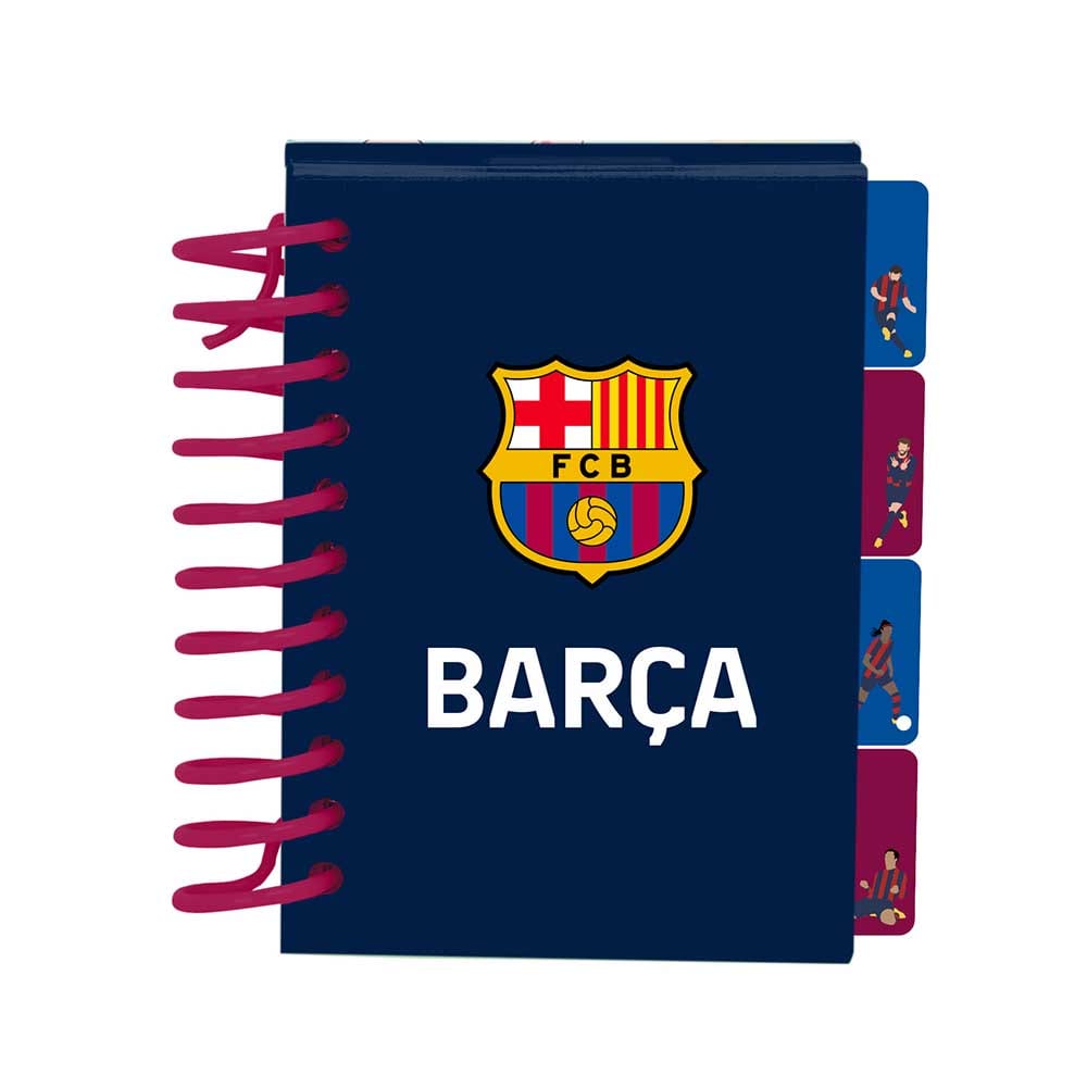 SAFTA | Blocs de Notas FC Barcelona 1ª Equipación 26/27, Tamaños A5, A6 y A7, Papelería Escolar con Licencia Oficial
