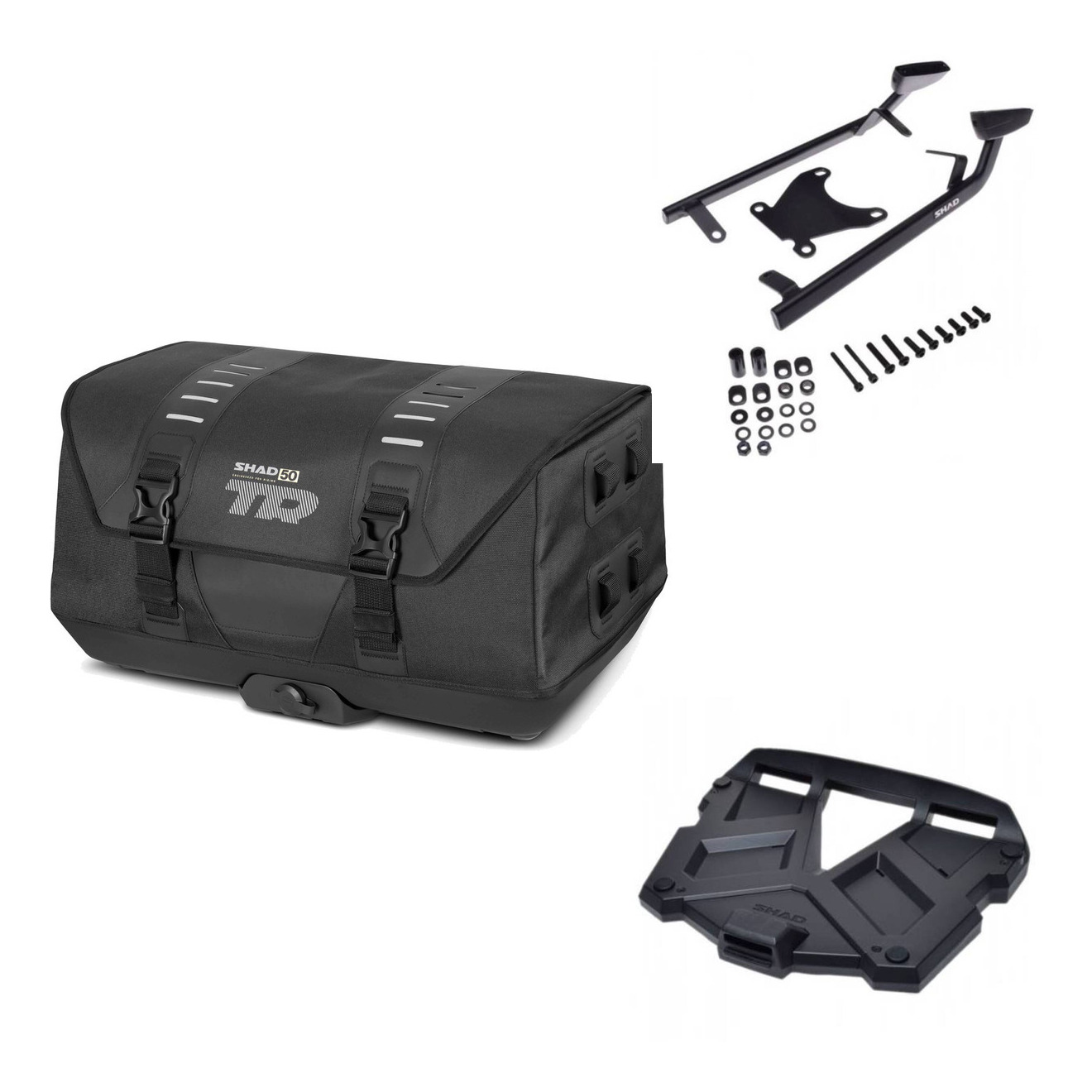 Bolsa Trasera Tr50 + Parrilla Terra Plás KIT-569690
