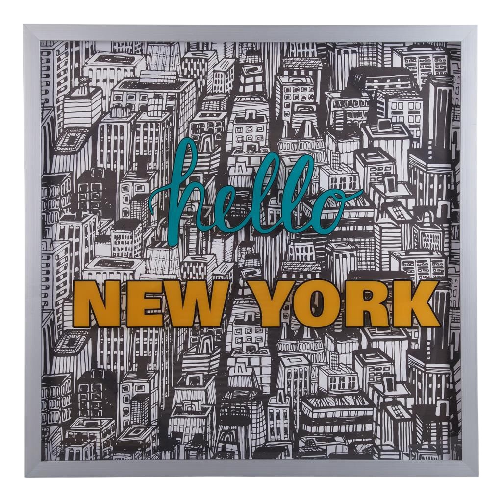 Cuadro De Canvas Doble Impreso Con Marco 4x80x4cm, El mejor complemento para tu hogar