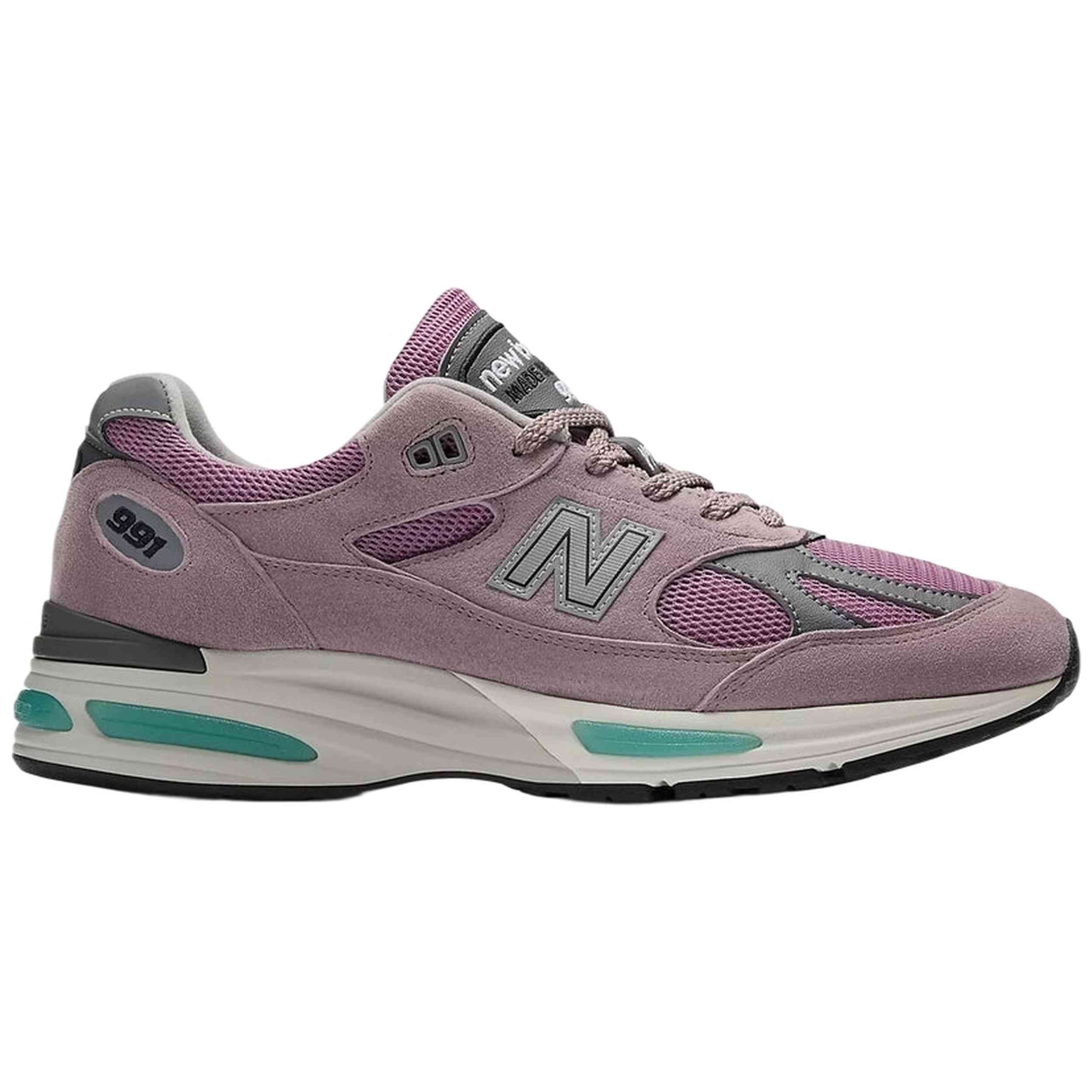 Zapatillas New Balance modelo New Balance Made in UK U991v2 "Polignac" para hombre y mujer en color Rosa