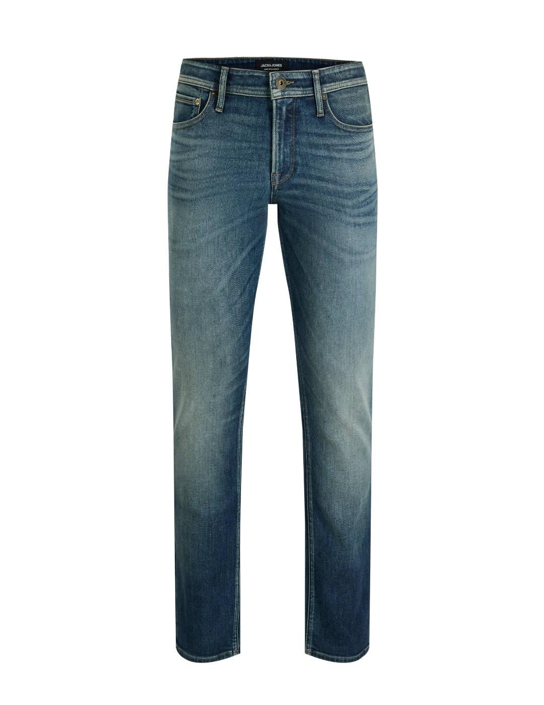 Vaquero Jack&Jones Clark azul oscuro desgastado para hombre