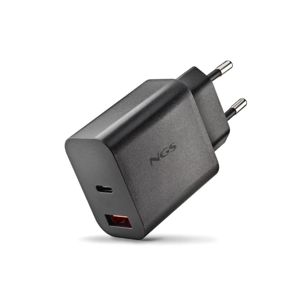 NGS CARGADOR GAN ULTRARAPIDO 20W USB-C+ USB-A