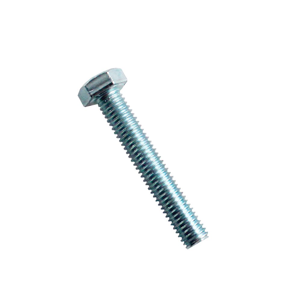 TORNILLO HEXAGONAL 6X40 DIN-933 8.8 ZINC. ACERO BLANCO