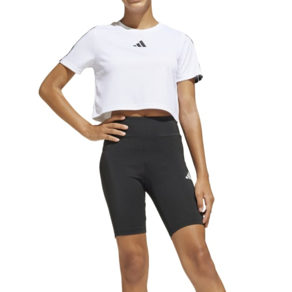 ADIDAS JG TR ES 3S SET CONJUNTO LICRA BLANCO/NEGRO