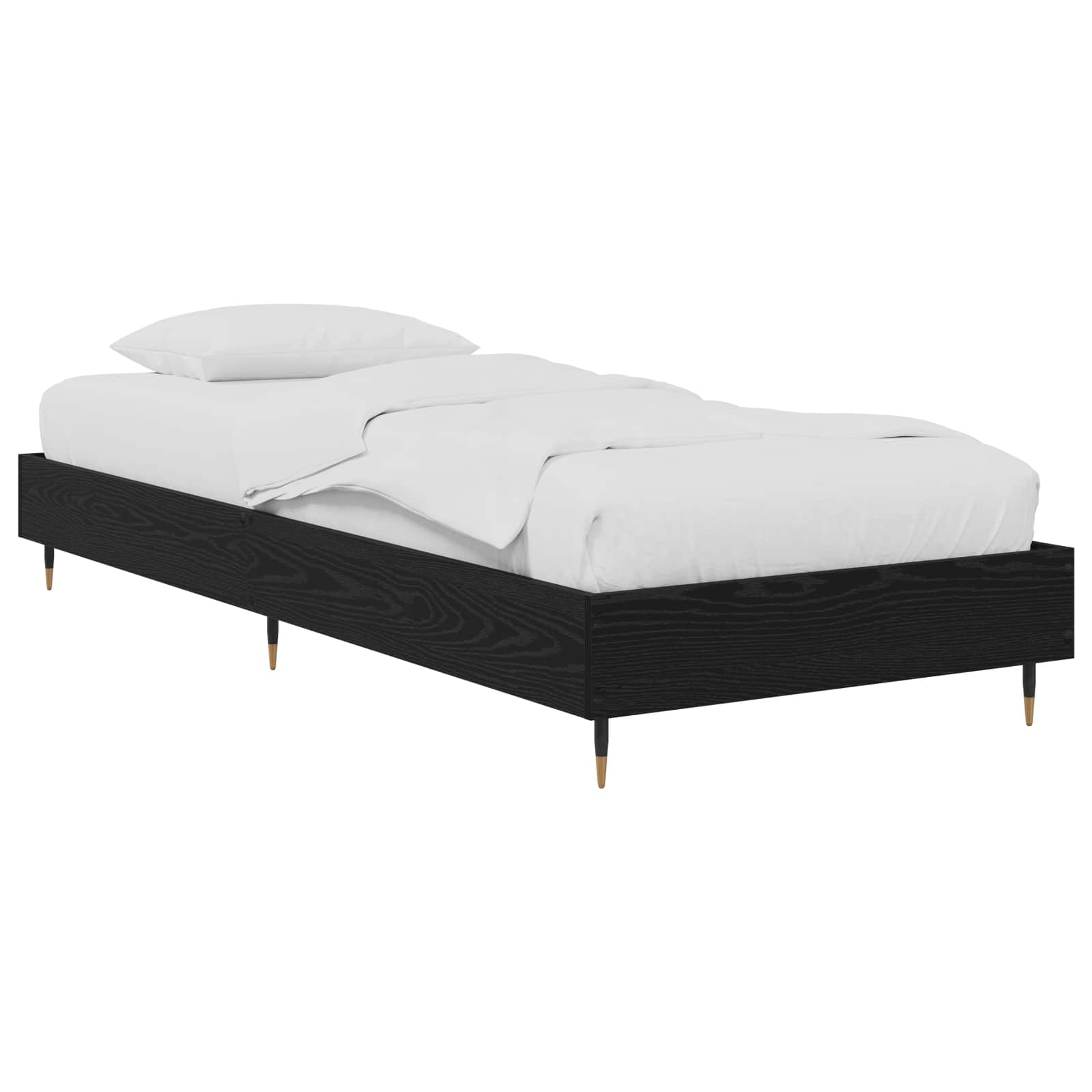 vidaXL Estructura de cama  80 x 200 cm Madera de ingeniería Multicolor