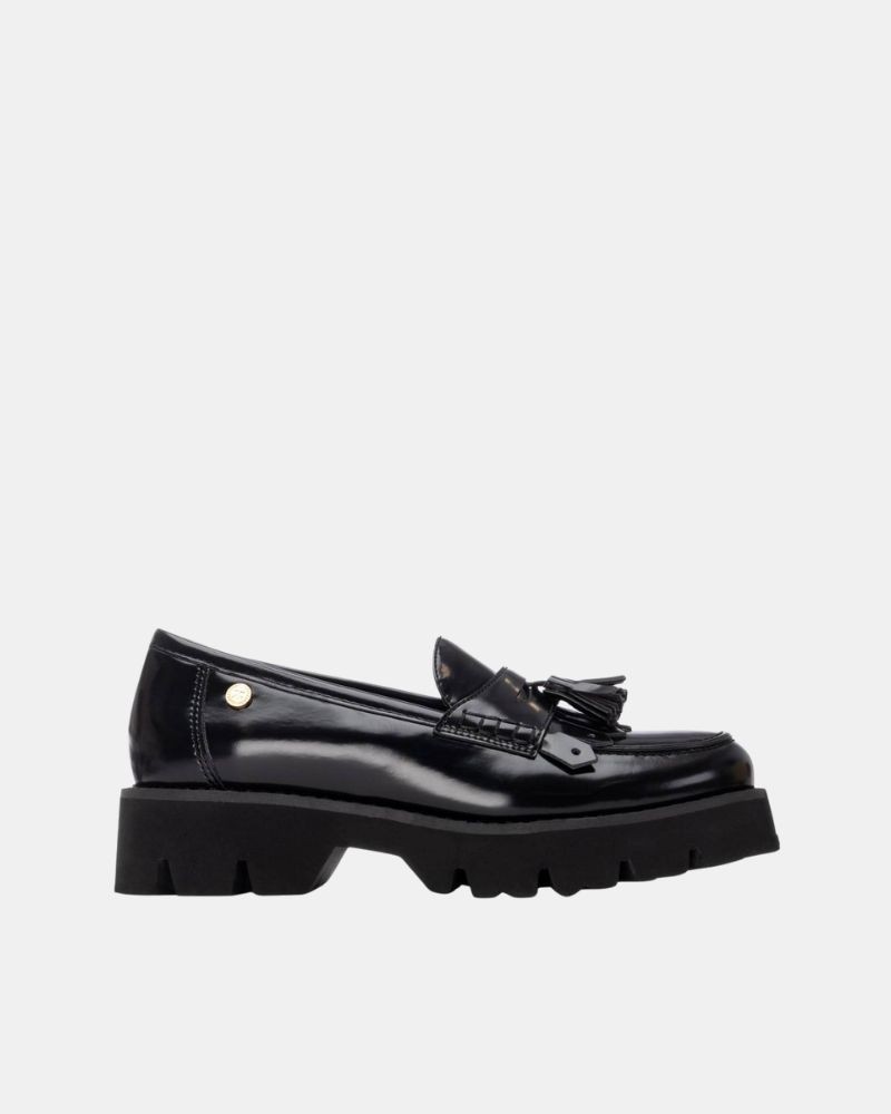 XTI 144677 Zapatos Mocasines Mujer Negro