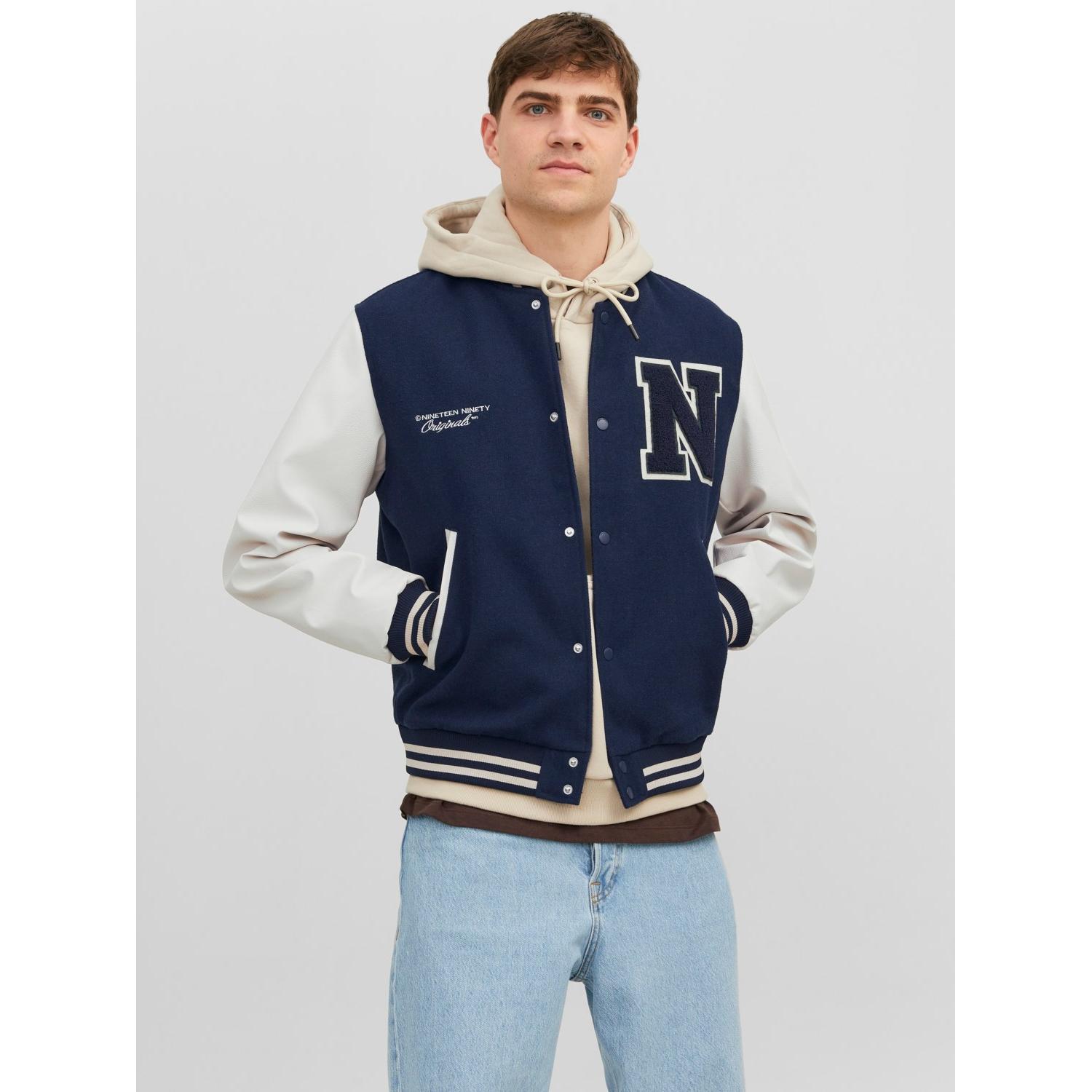 Jack & Jones mod. 12241559 Chaqueta béisbol combinada