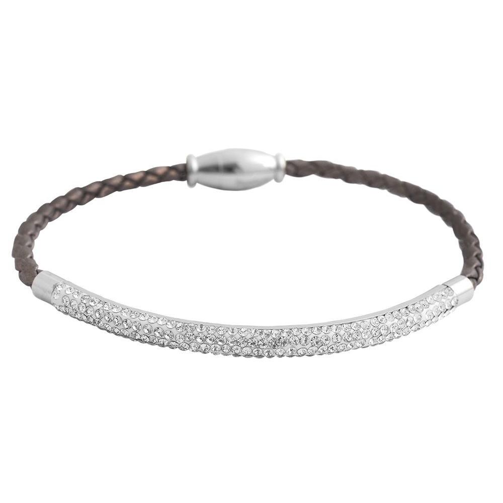 Akzent® Pulsera em Couro com Acabamento Similili