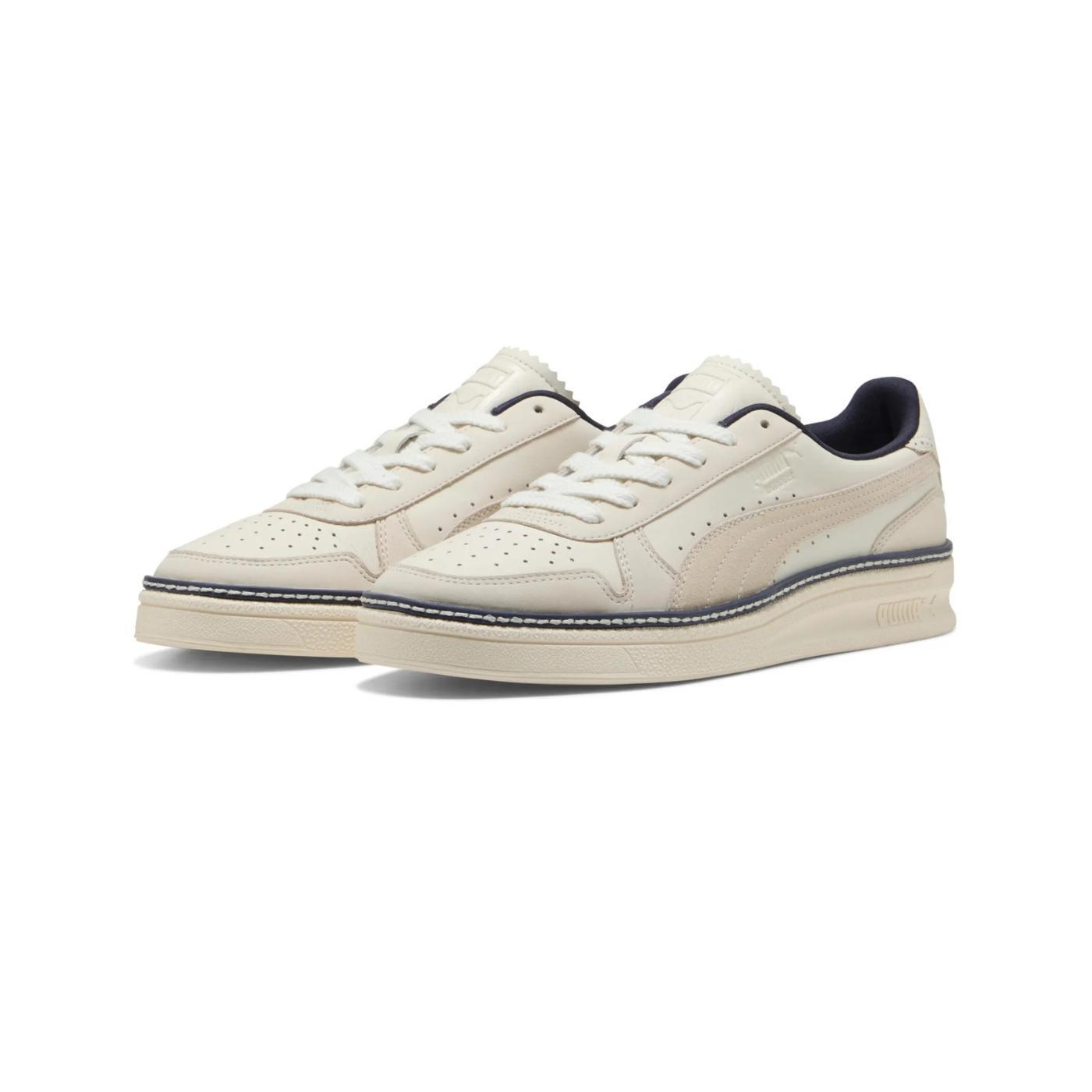 Zapatillas puma indoor regal grace blanco gris de hombre.