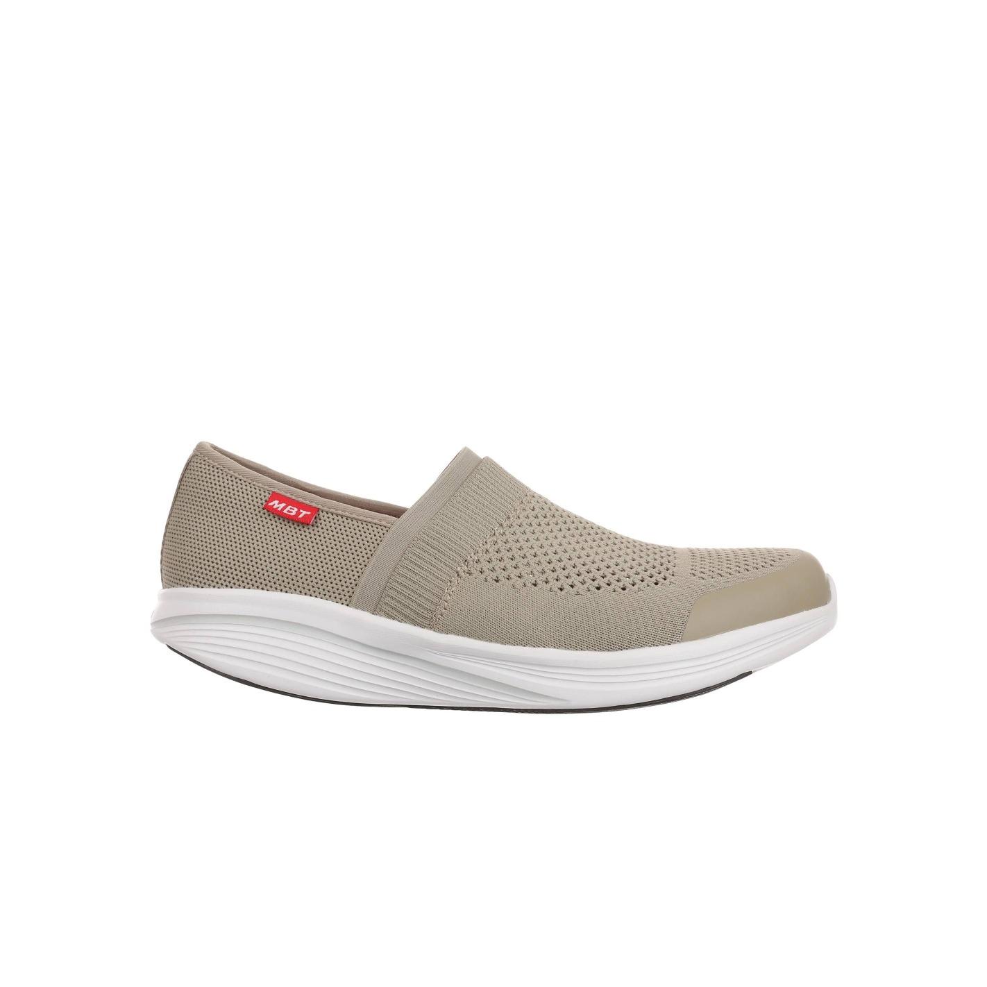 MBT NIWASI SLIP ON TAUPE - Máximo confort - Amortiguación superior - Suela con alto nivel de balanceo