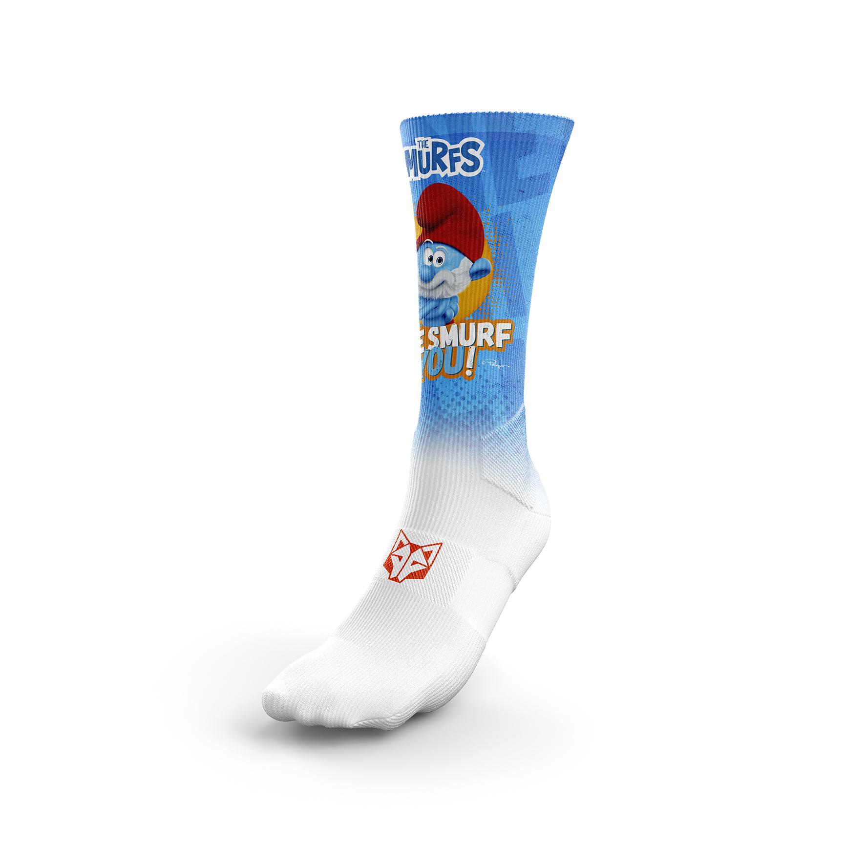 Calcetines Hombre Deportivos OTSO Ultra Ligeros, Transpirables y Sin Rozaduras – Running, Gym, Ciclismo... - Muchos Diseños Disponibles (The Smurfs (Los pitufos), Dragon Ball, …) y Más Diseños super Originales