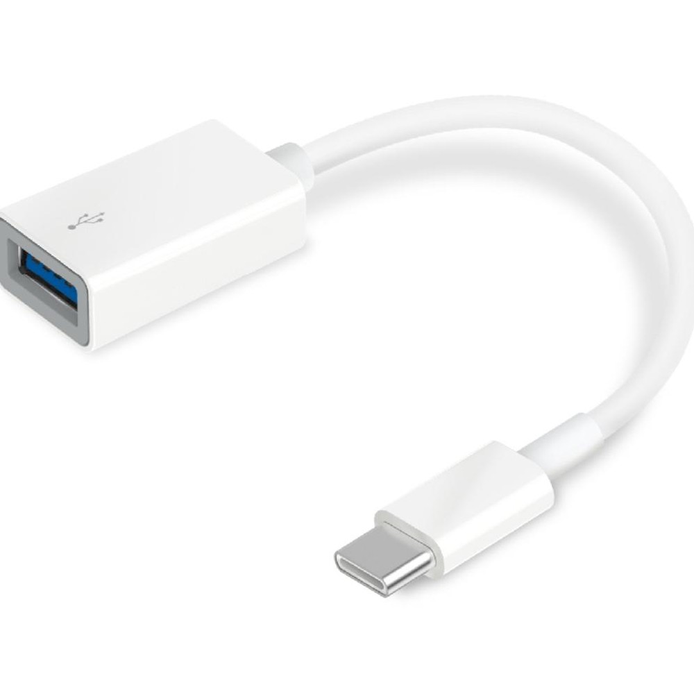TP-Link - Adaptador USB-C 3.0 a USB-A 3.0 super rápido con OTG compatible para móvil, tablet y ordenador, color blanco