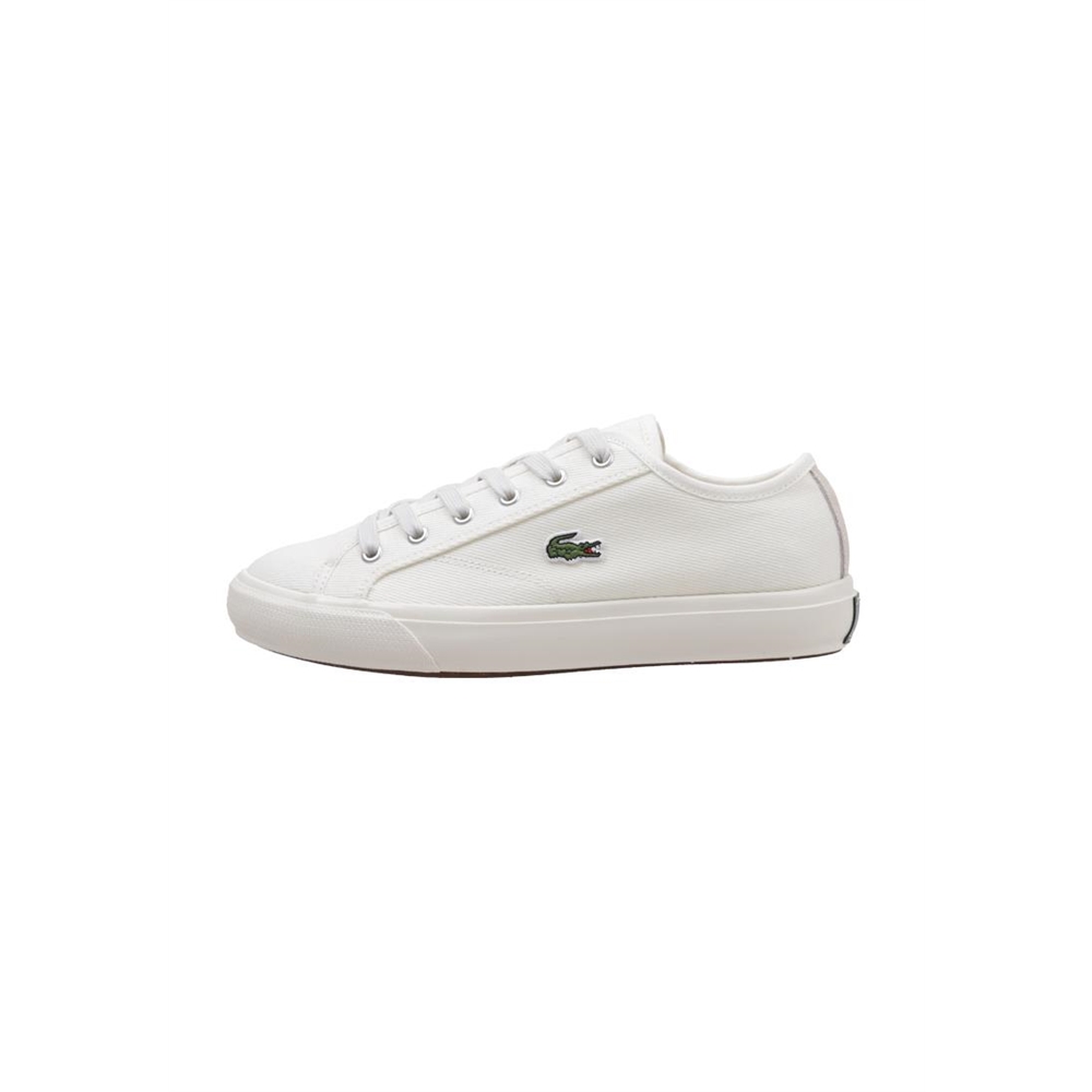Lacoste BACKCOURT 124 1 CMA Deportivas Planas Hombre Blanco