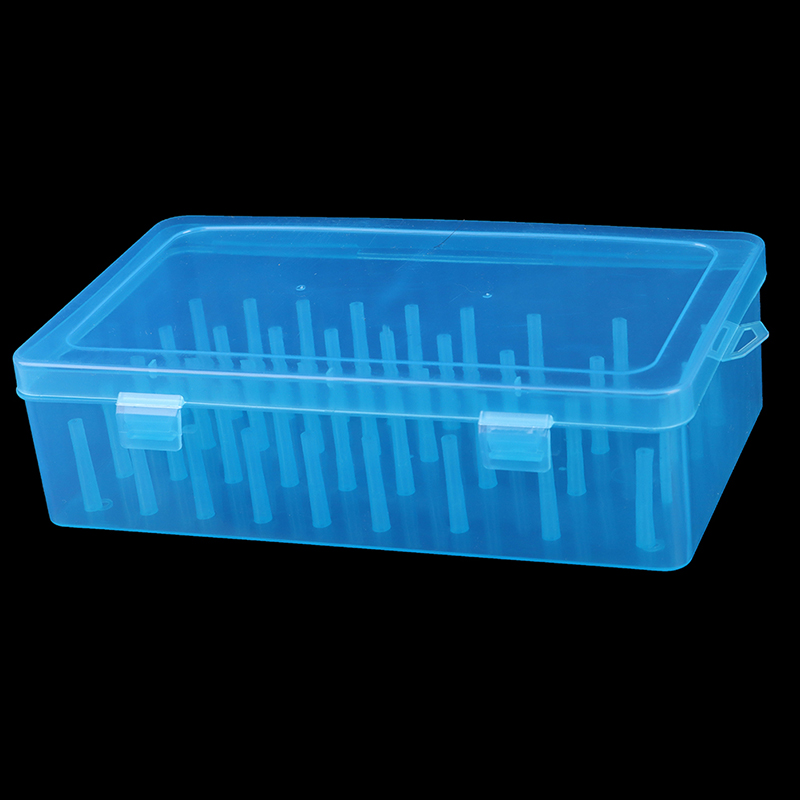 Om Home Caja De Almacenamiento Para Hilo De Costura De 42 Ejes Transparente Plástico Organizador De Alambre De Aguja 1PCS 23.7x13.7x6.6cm