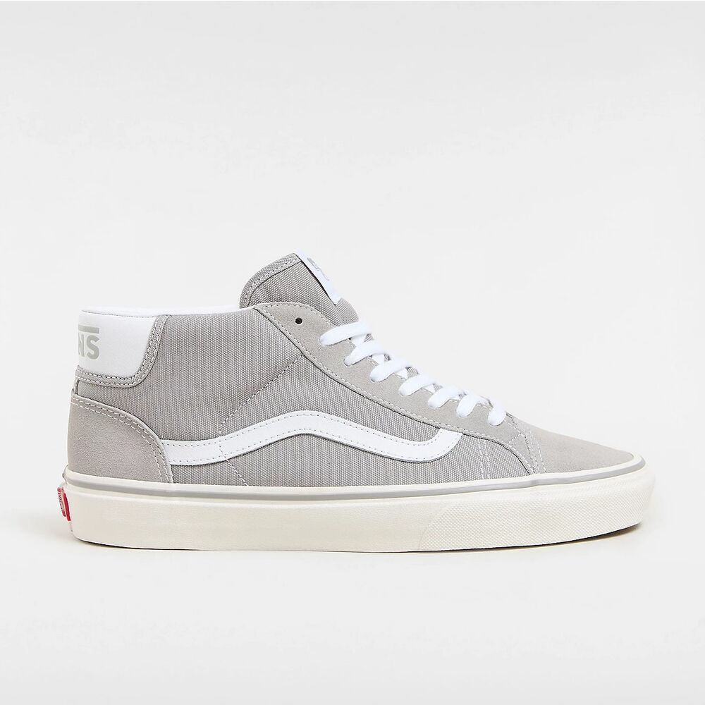 Zapatillas Grises Vans Mid Skool 37