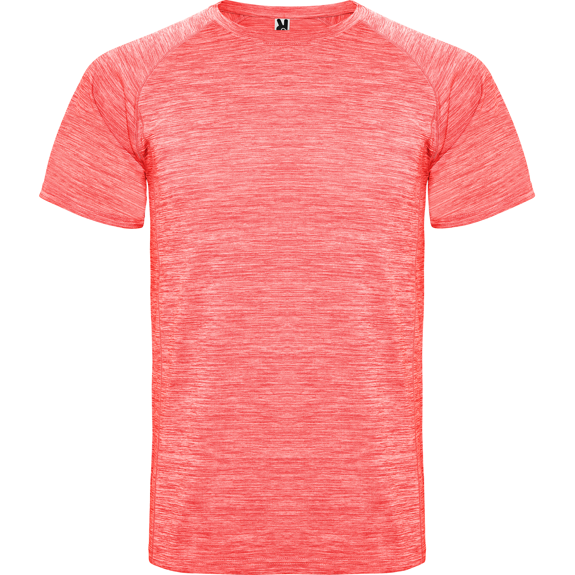 ROLY - AUSTIN camiseta  sport de niño mango corta tejido space dye estilo ranglan transpirable de fácil secado