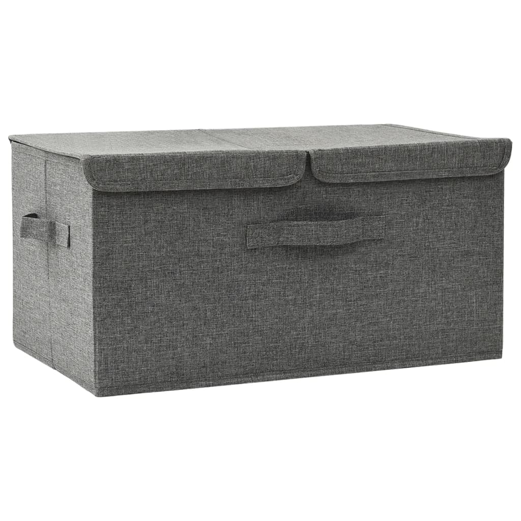 vidaXL Caja de Almacenaje Cofre Plegable Organizador de Ropa Juguetes Tela Color Crema,  Gris,  Antracita y mas
