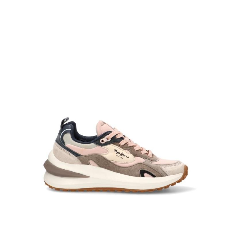 Zapatillas Casual Pepe Jeans - Mujer - Suela Plana - Modelo Pls600013 - Color Rosa