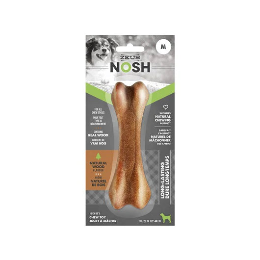Zeus Hueso mordedor de madera y nylon Zeus Nosh Tamaño: 11cm