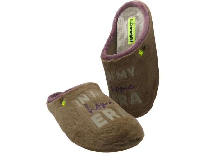 Zapatillas de Casa Mujer Gioseppo Hot Potatoes 80941: Destalonadas, Borreguito Interior, Suela Flexible