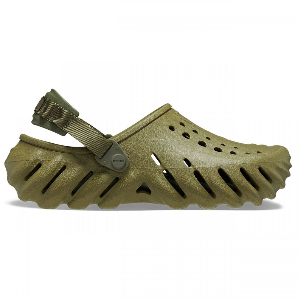 Zuecos Verdes Crocs Echo U Aloe
