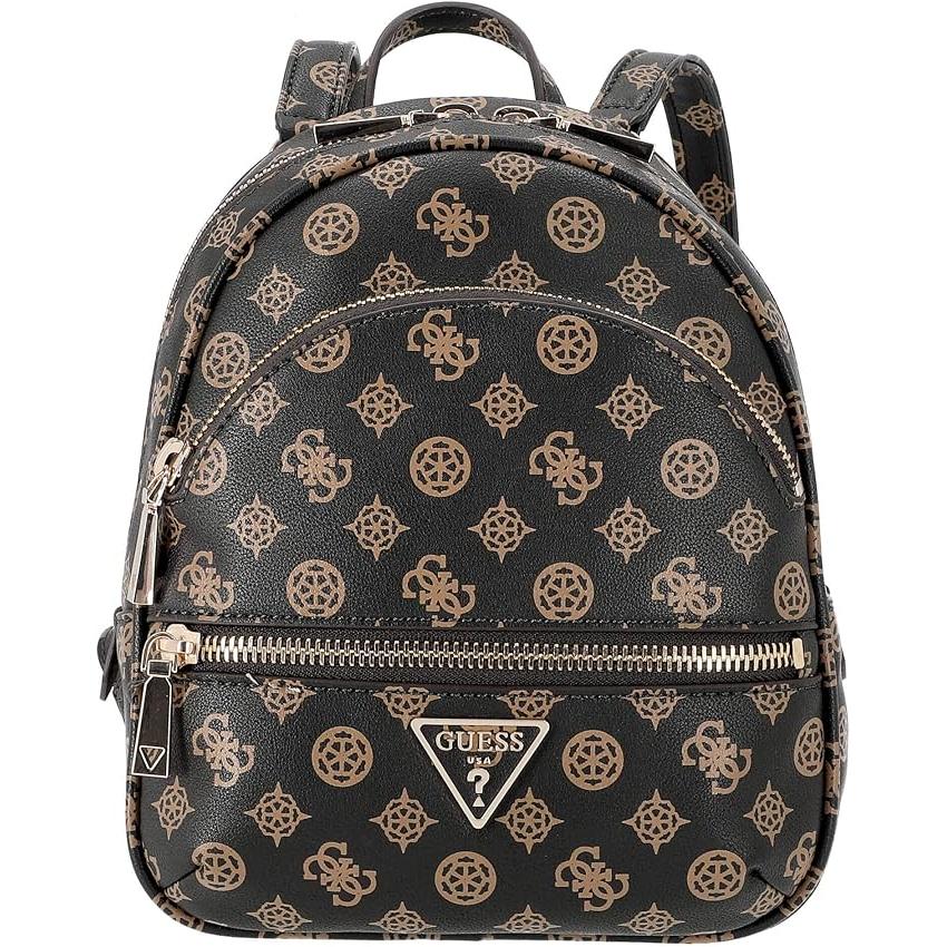 Bolso GUESS Borsa donna zaino Manhattan backpack ecopelle mocha logo BS25GU65 PG699432
