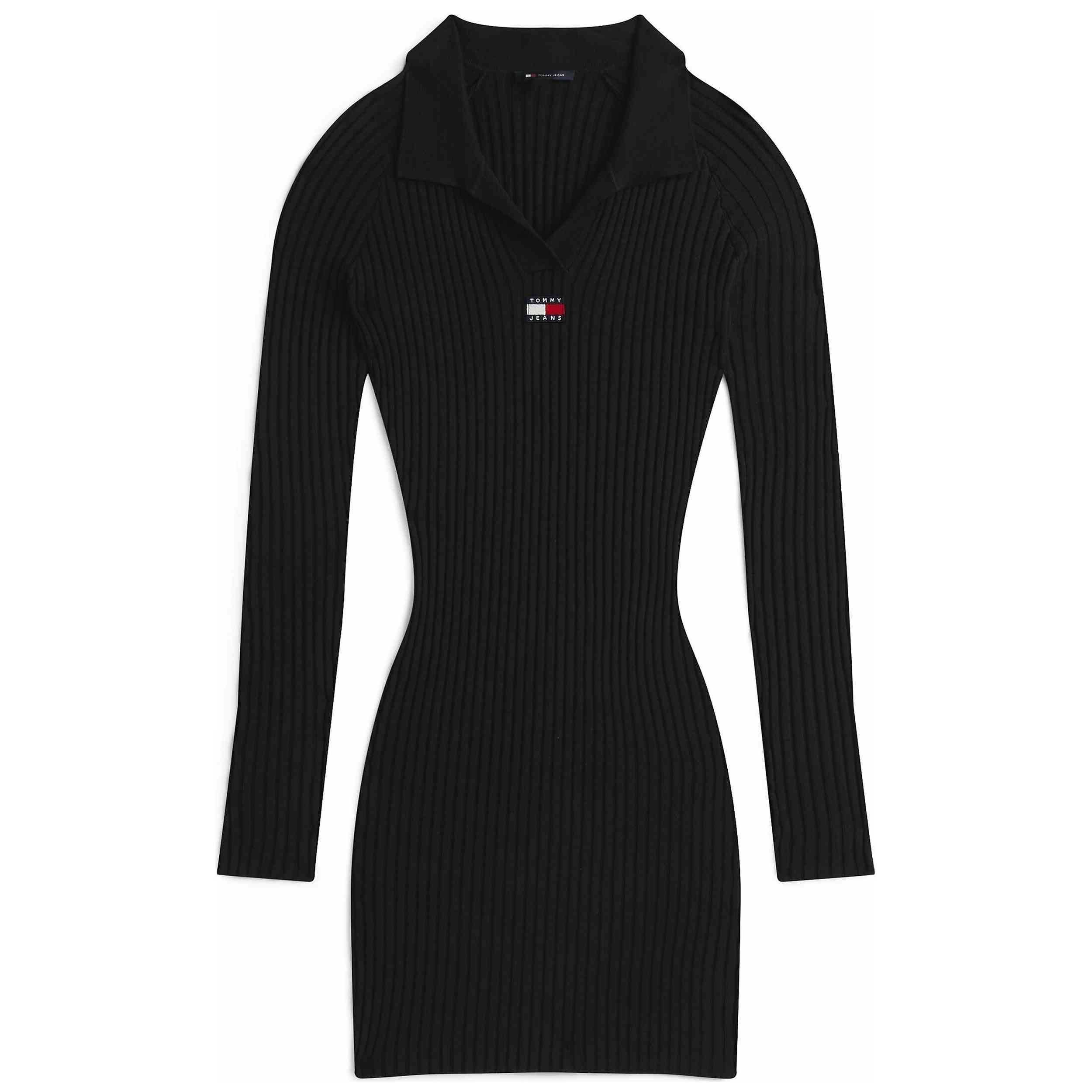 Vestido Tommy Hilfiger modelo DW0DW22183-BDS para Mujer en color Negro