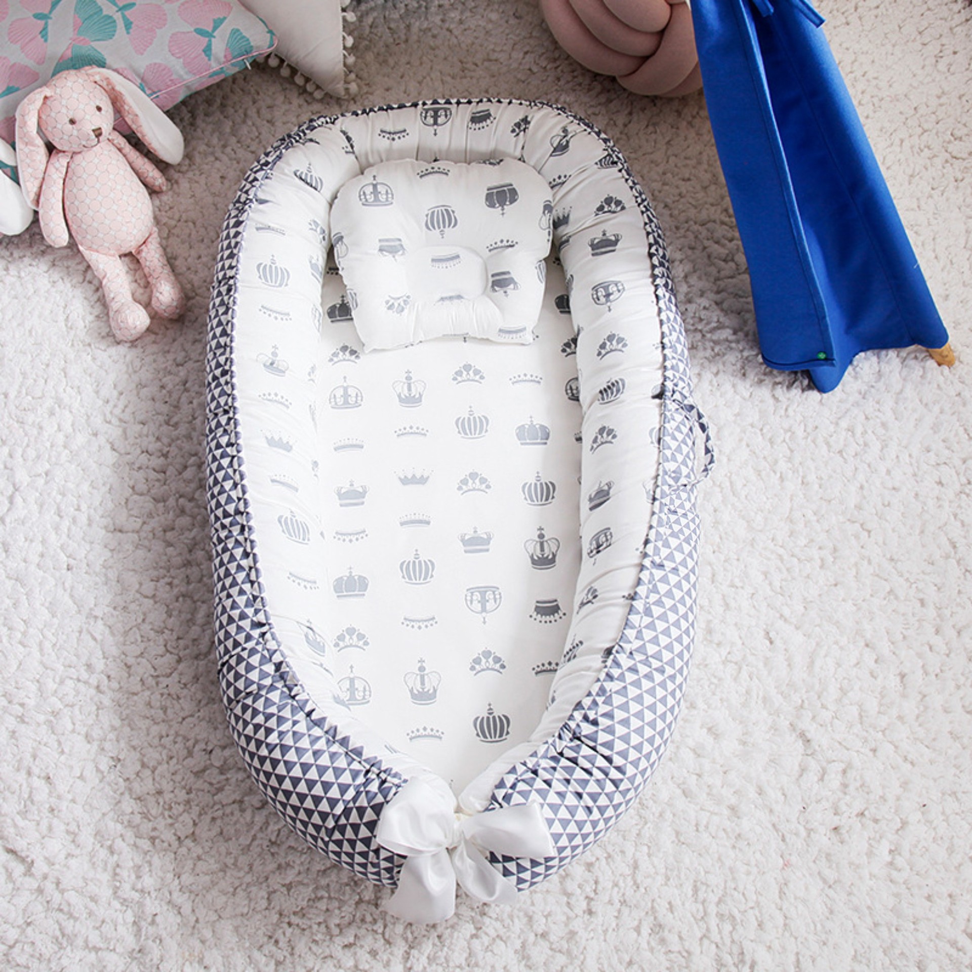 CA Cuna extraíble, cuna biónica para recién nacidos, lavable a máquina, cuna biónica para útero, suministros para madres e hijos.