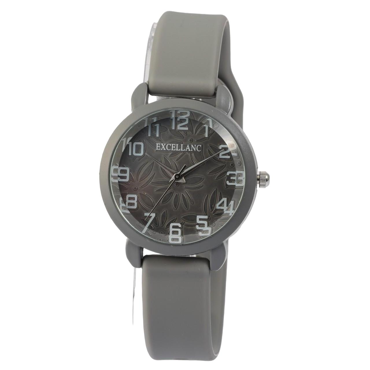 Reloj Excellanc® Mujer com Bracelete em Silicone Cinzento - 0011