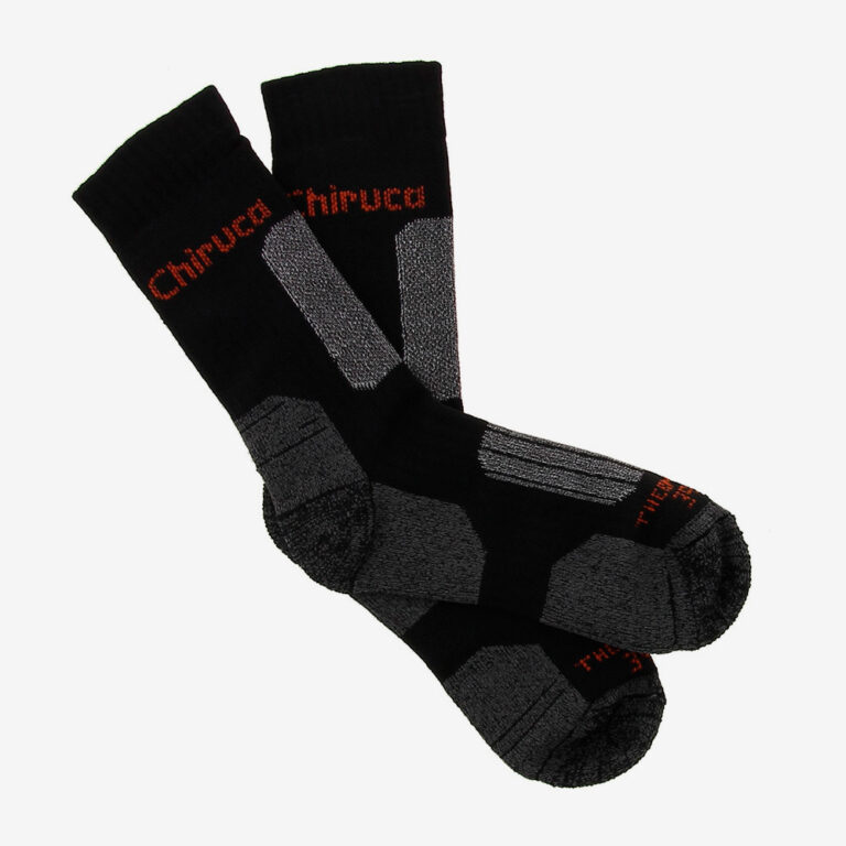 Calcetín técnico de dos capas con composición 80% Thermolite® en exterior y 68% Thermolite® en interior, ideal para uso con botas de trekking y deportes de resistencia