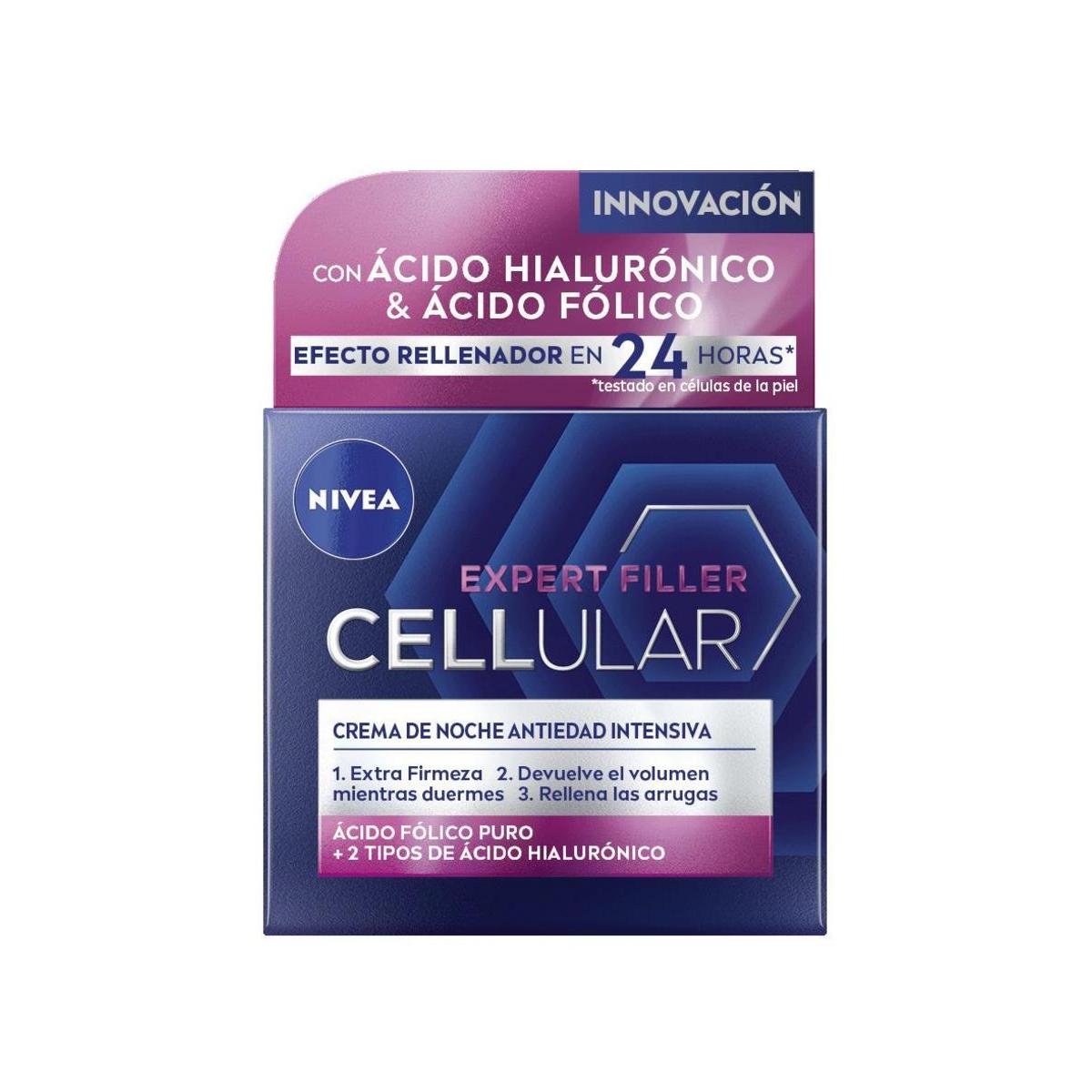 Nivea Hyaluron Cellular Expert Filler Crema De Noche 50Ml