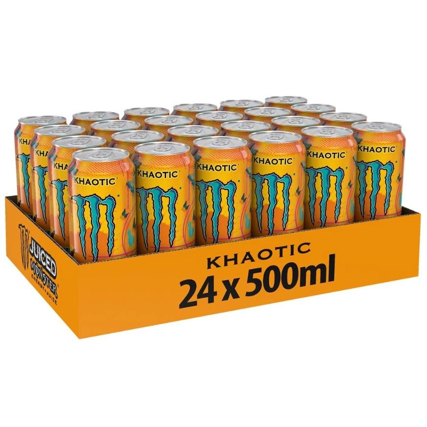 MONSTER KHAOTIC latas 500ml- Pack 12 unidades ó Caja 24 unidades