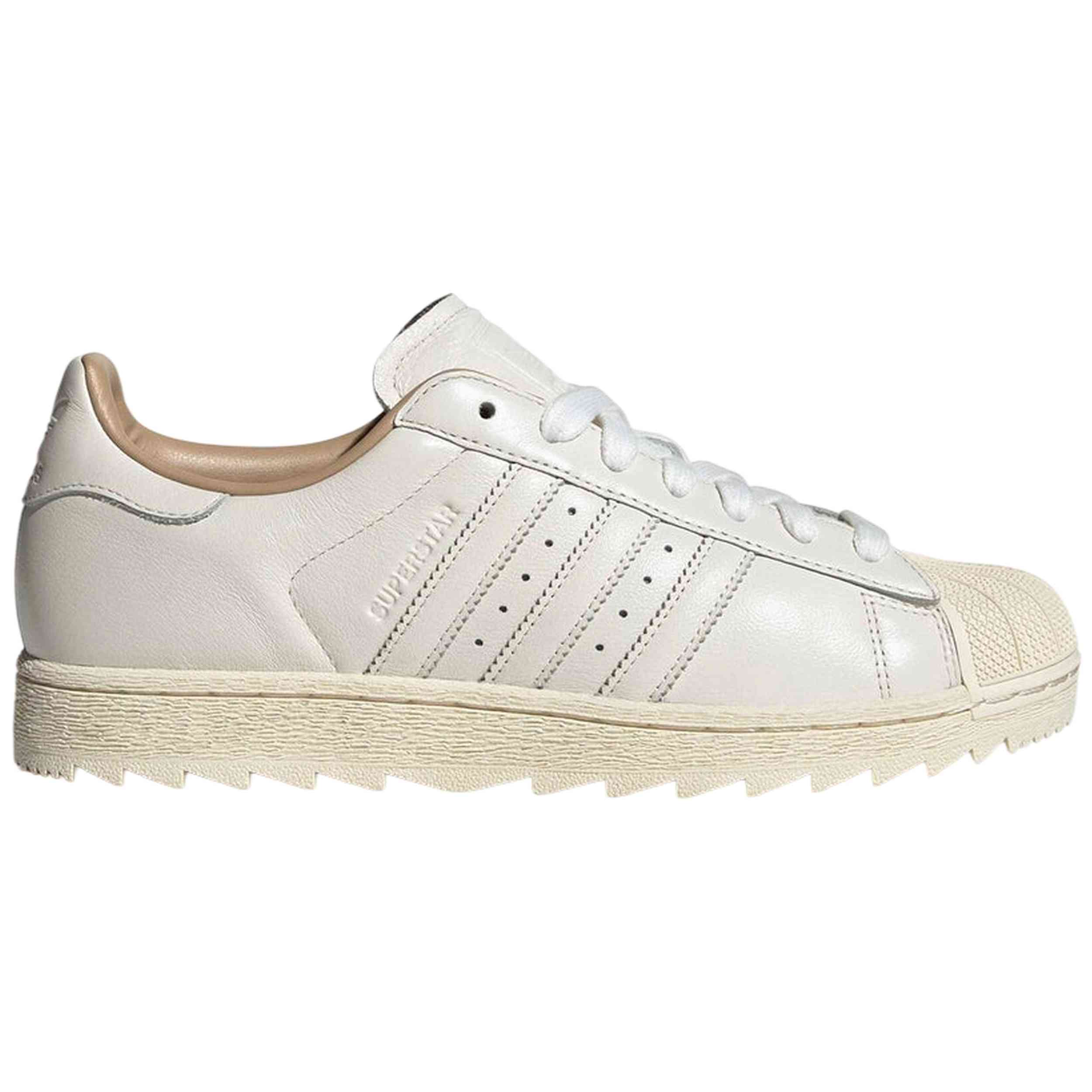 Zapatillas Adidas modelo Superstar II Ripple "Core White / Warm Sandstone" para hombre y mujer en color Blanco