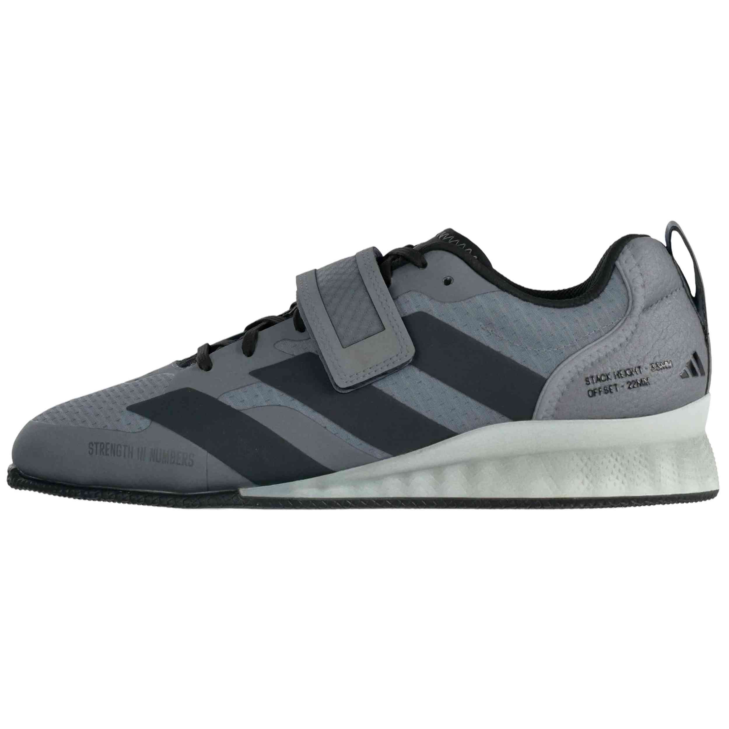 Zapatillas Adidas modelo Adipower Weightlifting III "Gris/Carbono/Negro" para hombre y mujer en color Gris