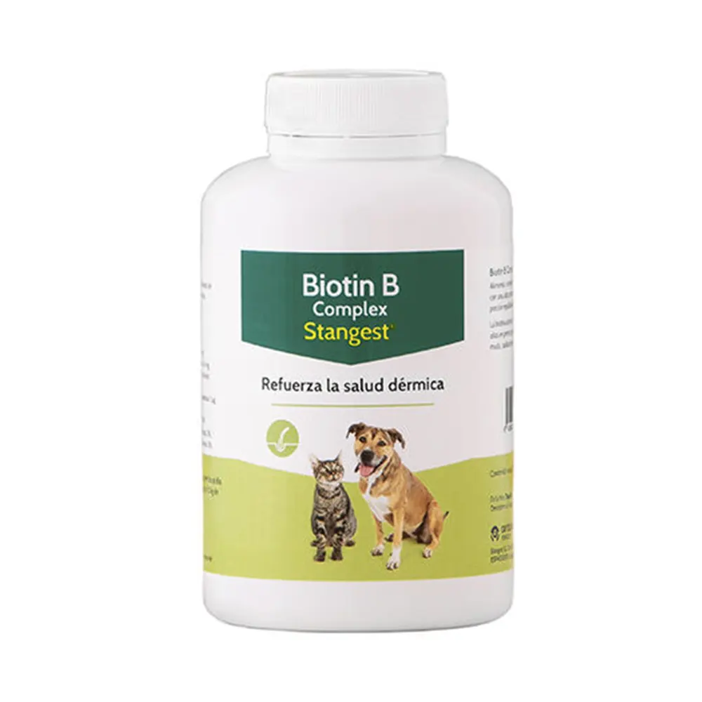 Biotin B Complex 300 comprimidos suplemento para la salud de la piel y pelo en perros y gatos STANGEST