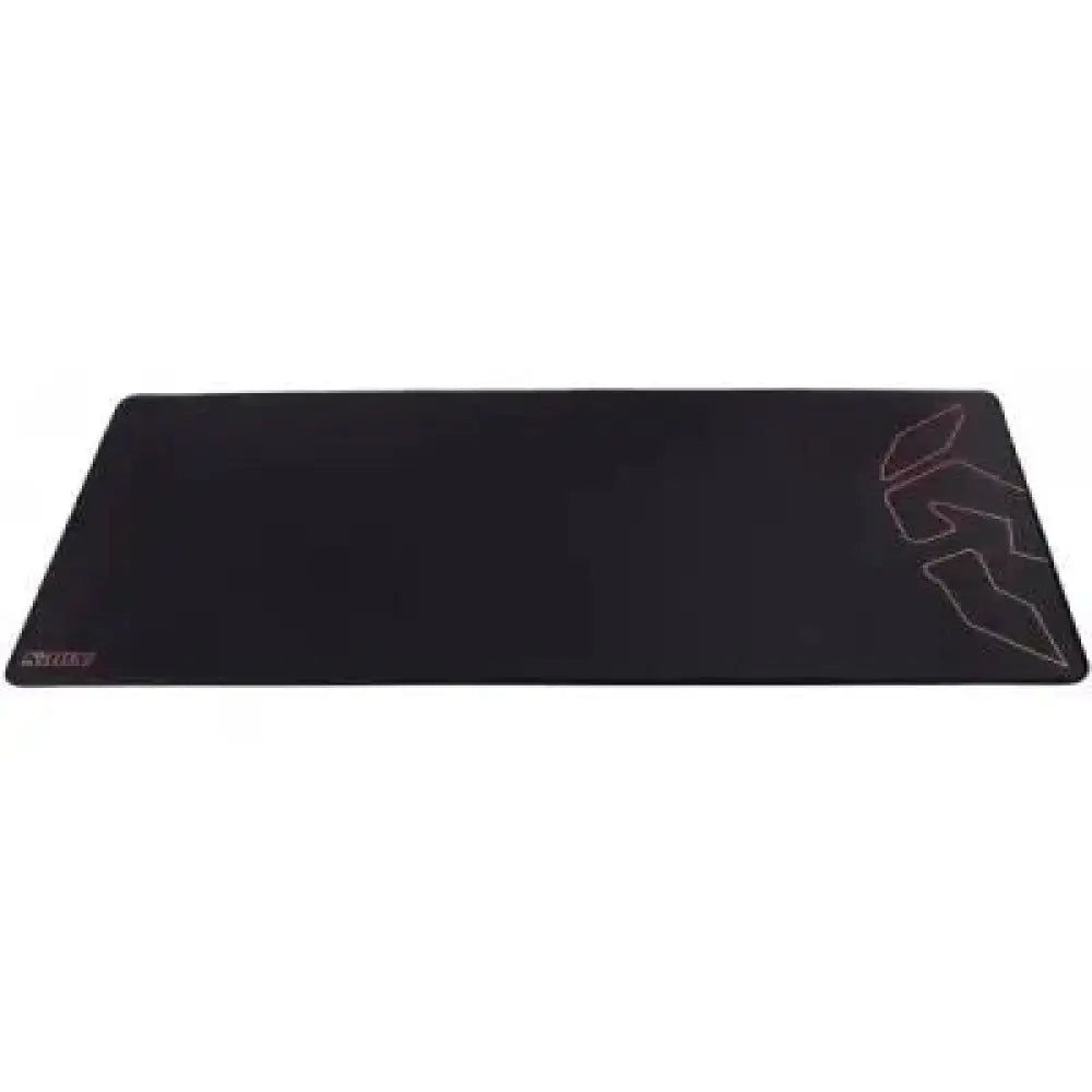 Krom - Alfombrilla gaming Knout XL extra grande de tela con base de goma antideslizante para escritorio negro 900x350 mm