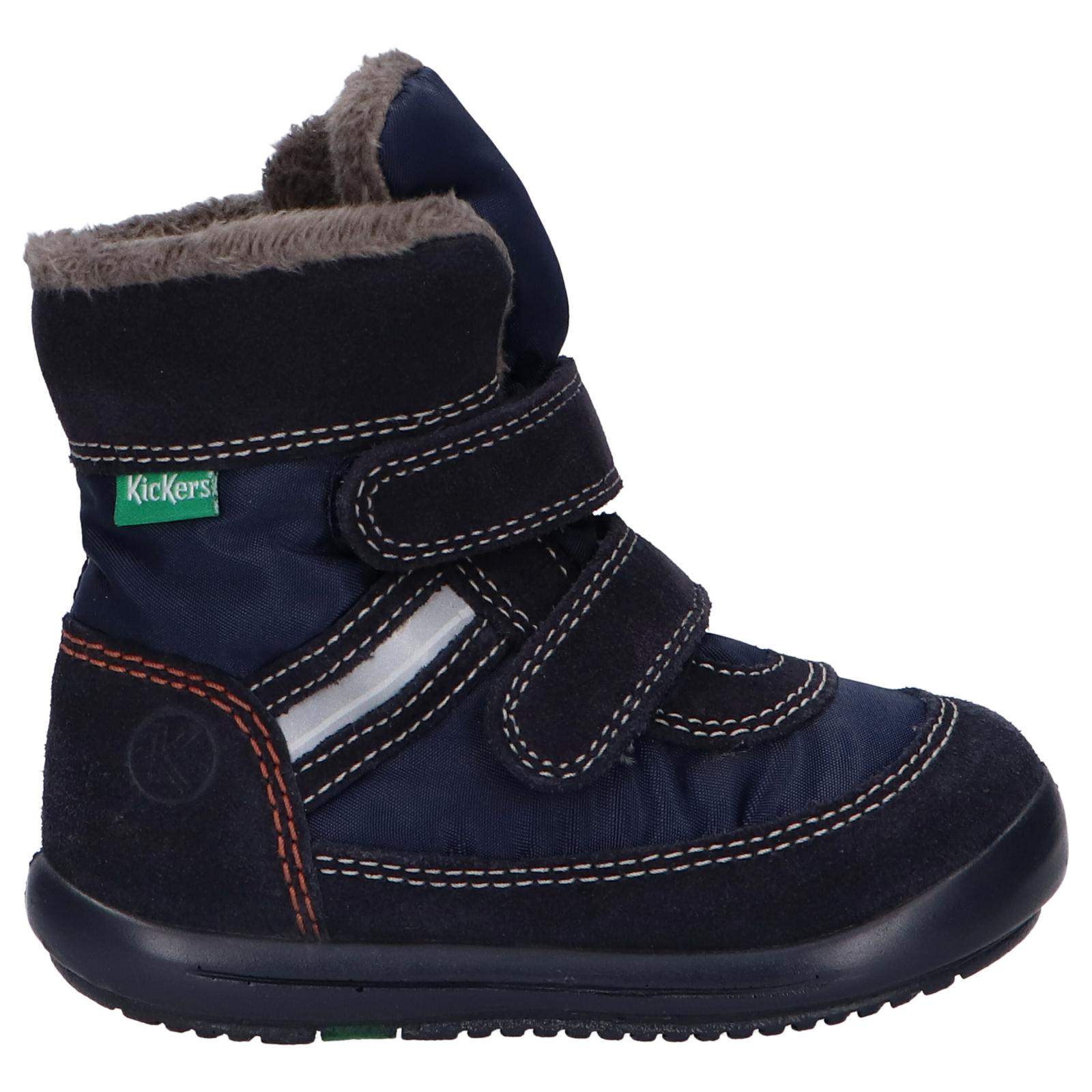 Kickers girl and boy boots 878580 -10 kimbak suede 10 marine